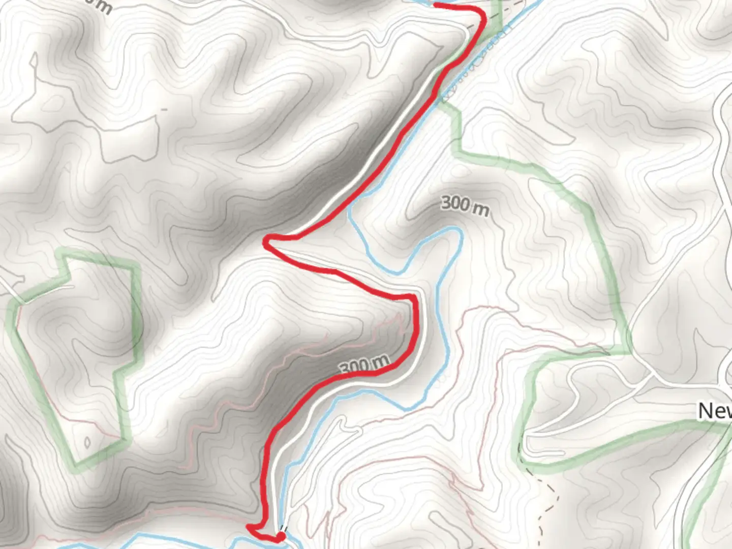An image depicting the trail Sheltowee Trace Trail and its surrounding area.