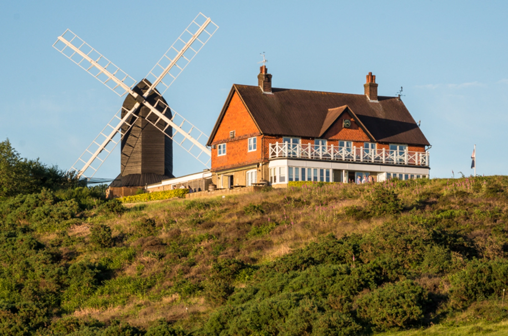 An image depicting the trail Reigate Heath Walk and its surrounding area.