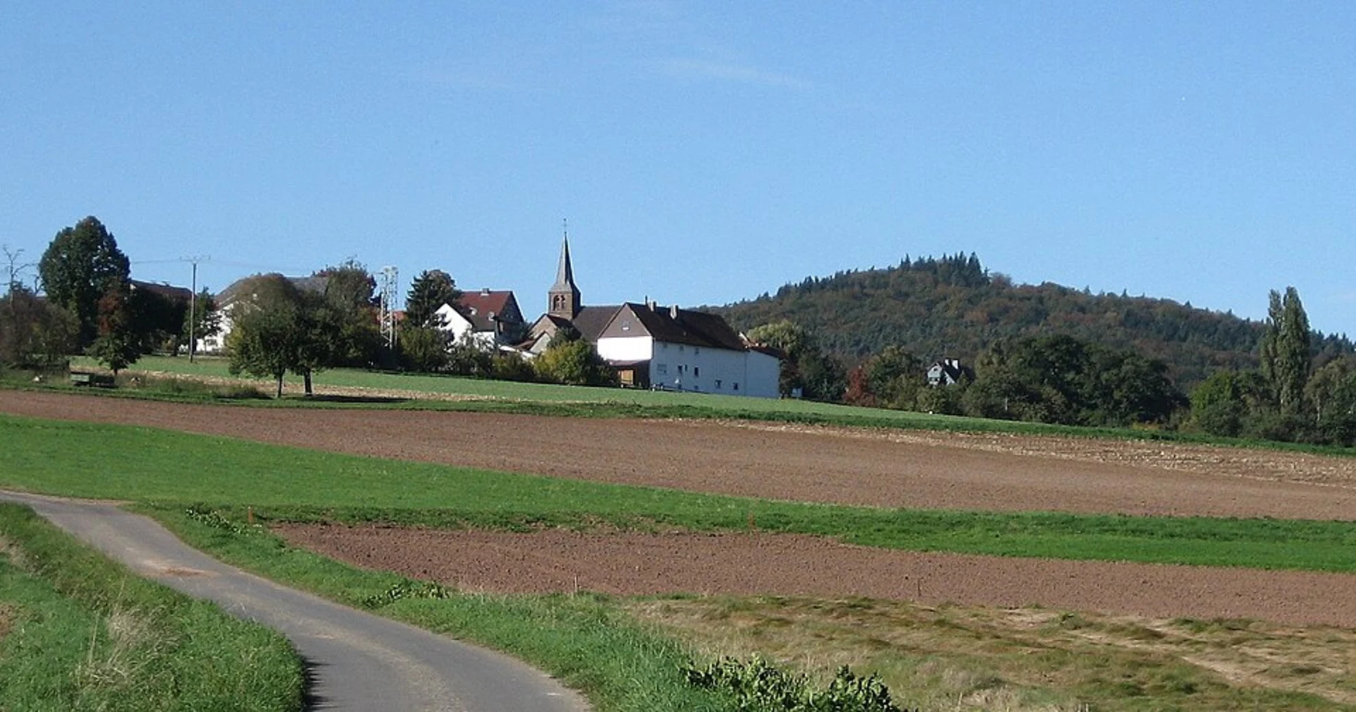 An image depicting the trail Dammwachthaus Loop via In den Rauhweiden and its surrounding area.