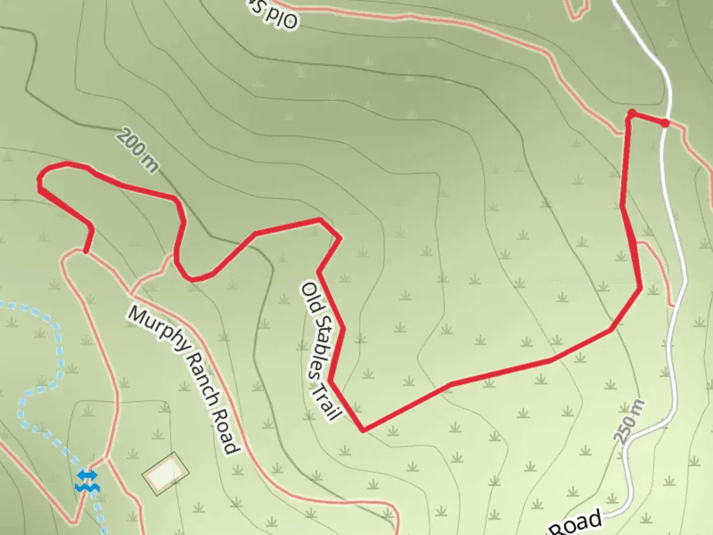 An image depicting the trail Pipe Corral Trail and its surrounding area.