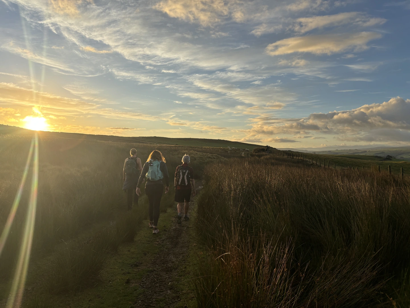 An image depicting the trail Hiraethog Trail and its surrounding area.