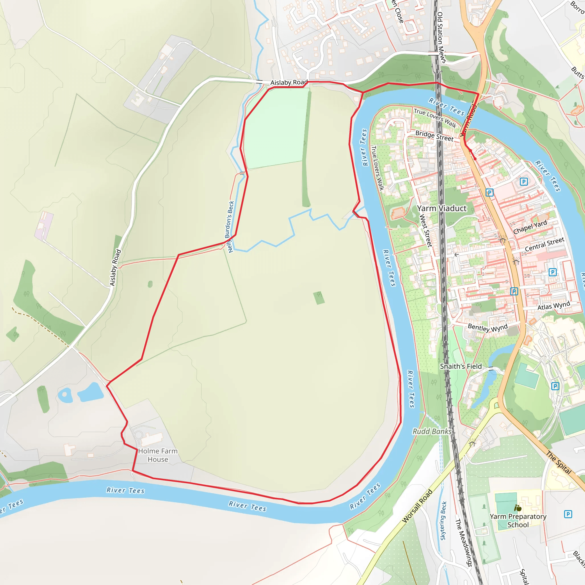Snaith's Loop mobile static map