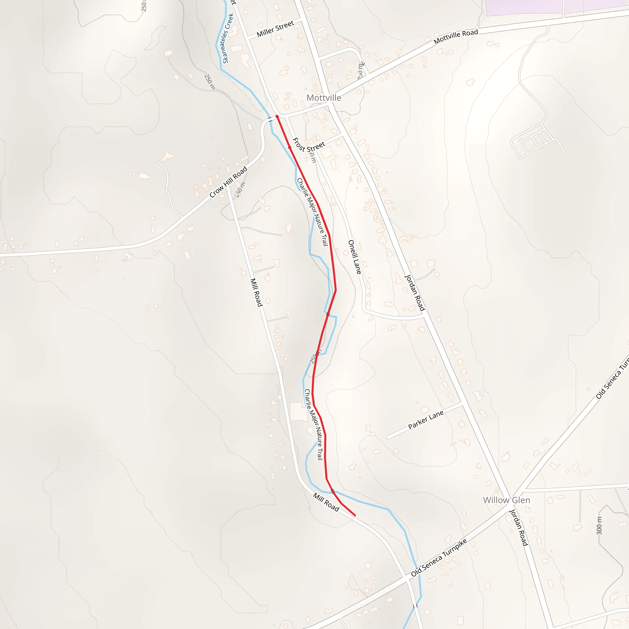 Charlie Major Nature Trail mobile static map