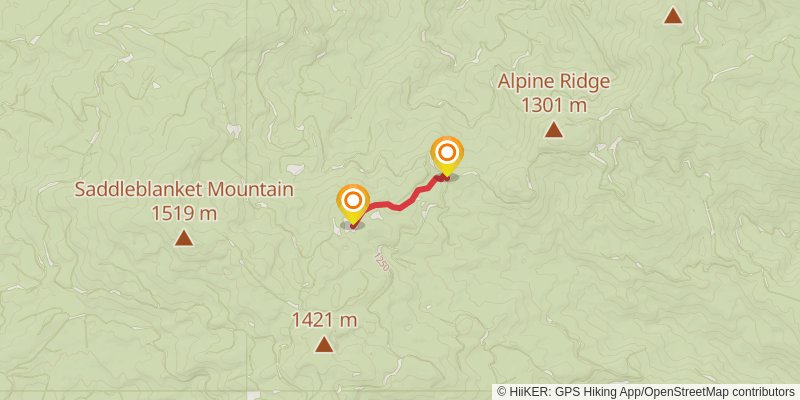 Alpine Trail stage 2 Map