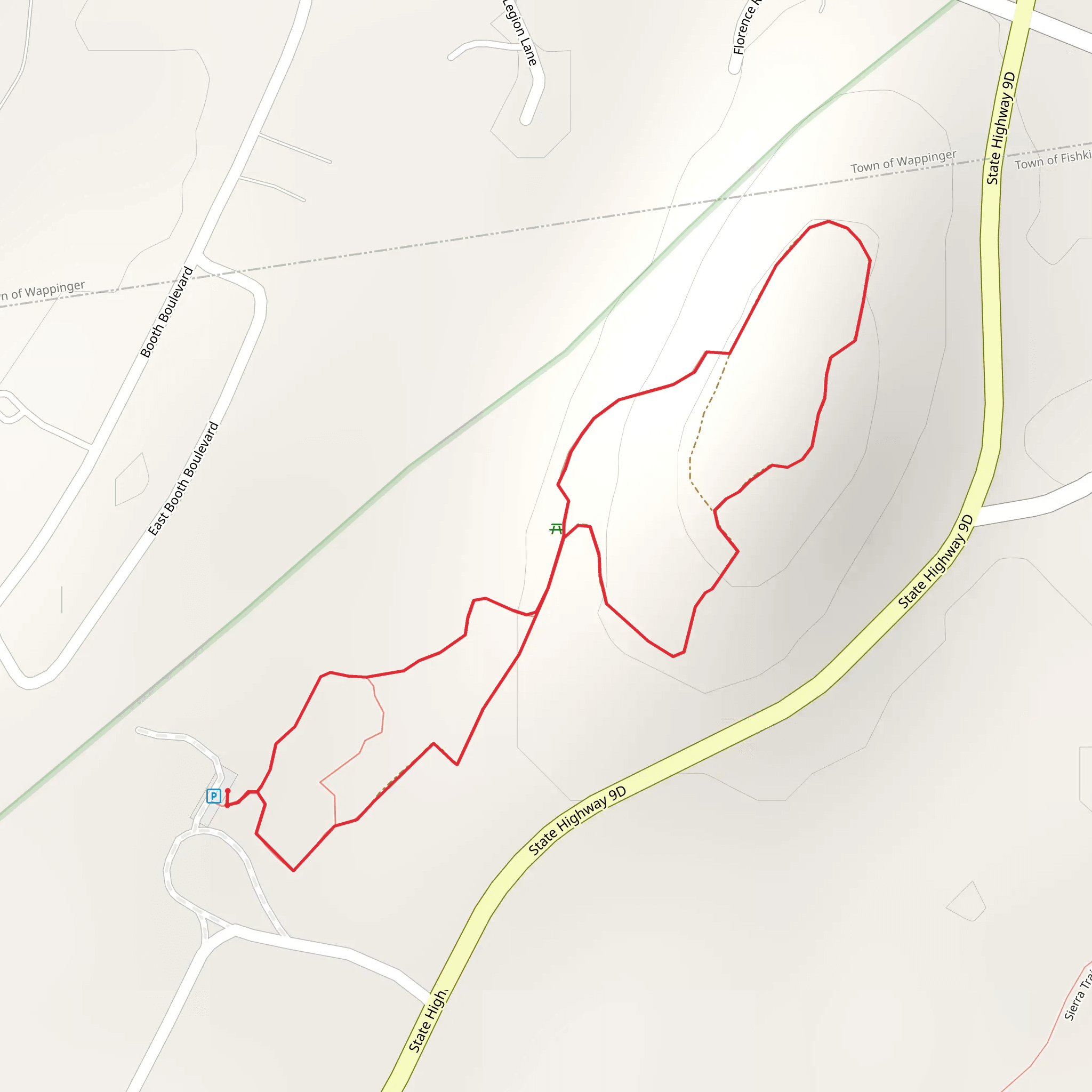 Verplanck Ridge Loop mobile static map