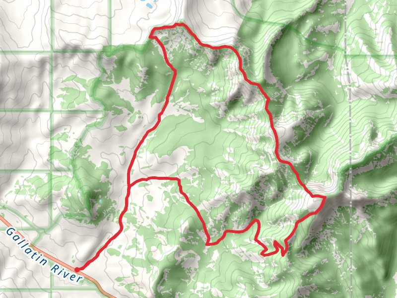 Big Horn Peak - Black Butte - Daly Creek Loop