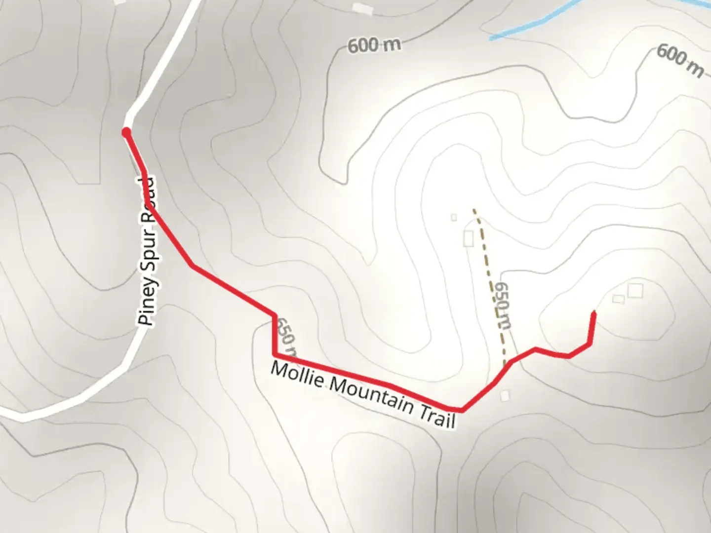 An image depicting the trail Mollie Mountain Trail and its surrounding area.