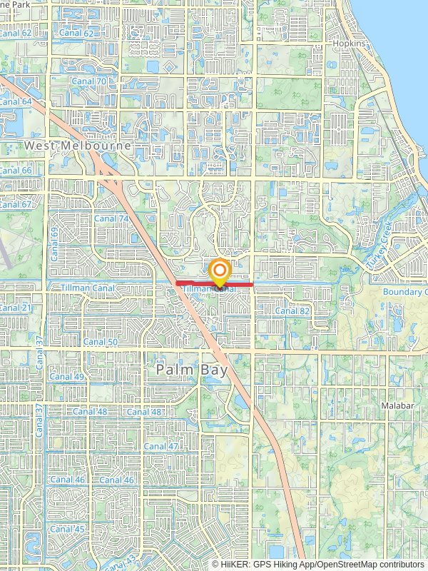 Tillman Canal Shore Walk mobile static map