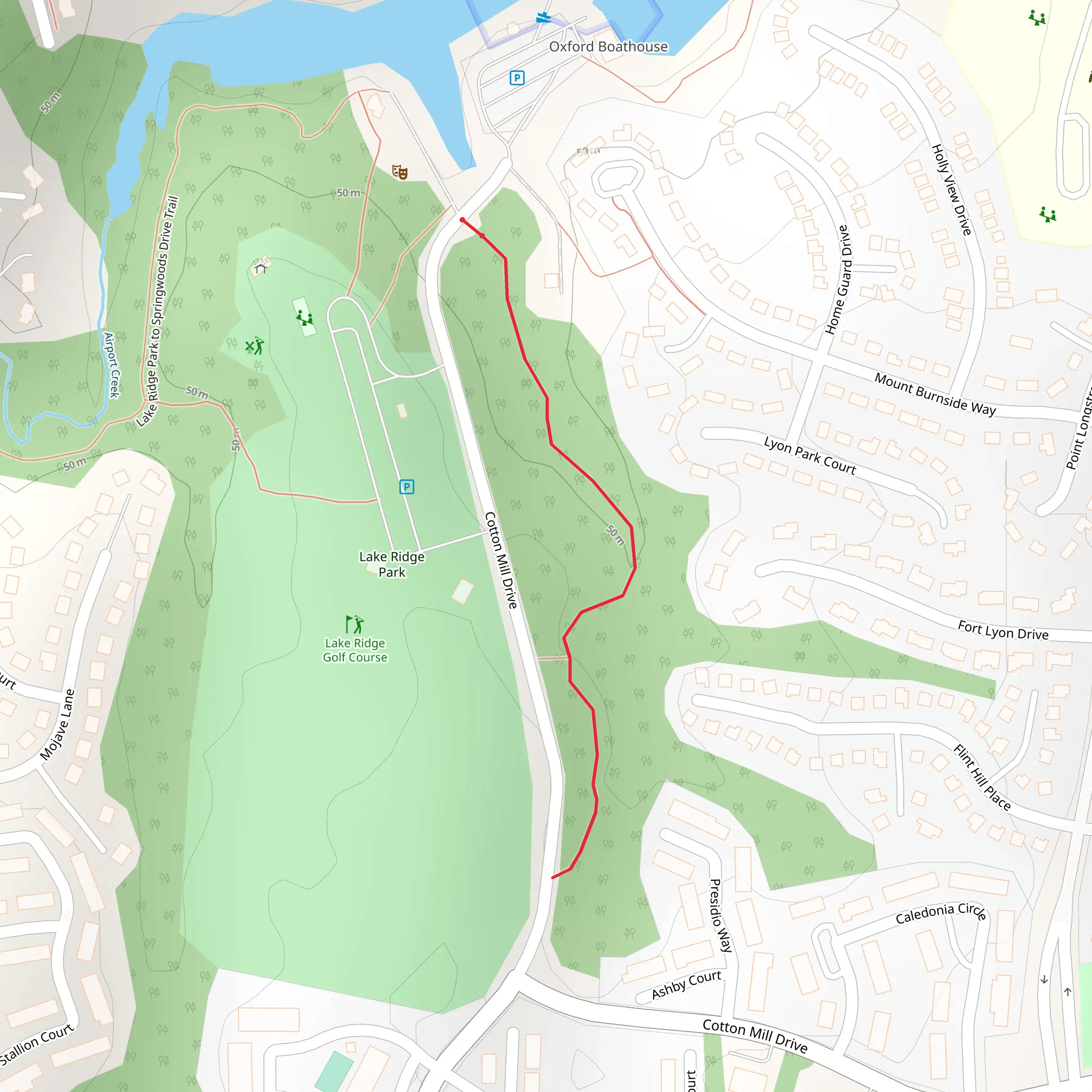 Cotton Mill Drive mobile static map
