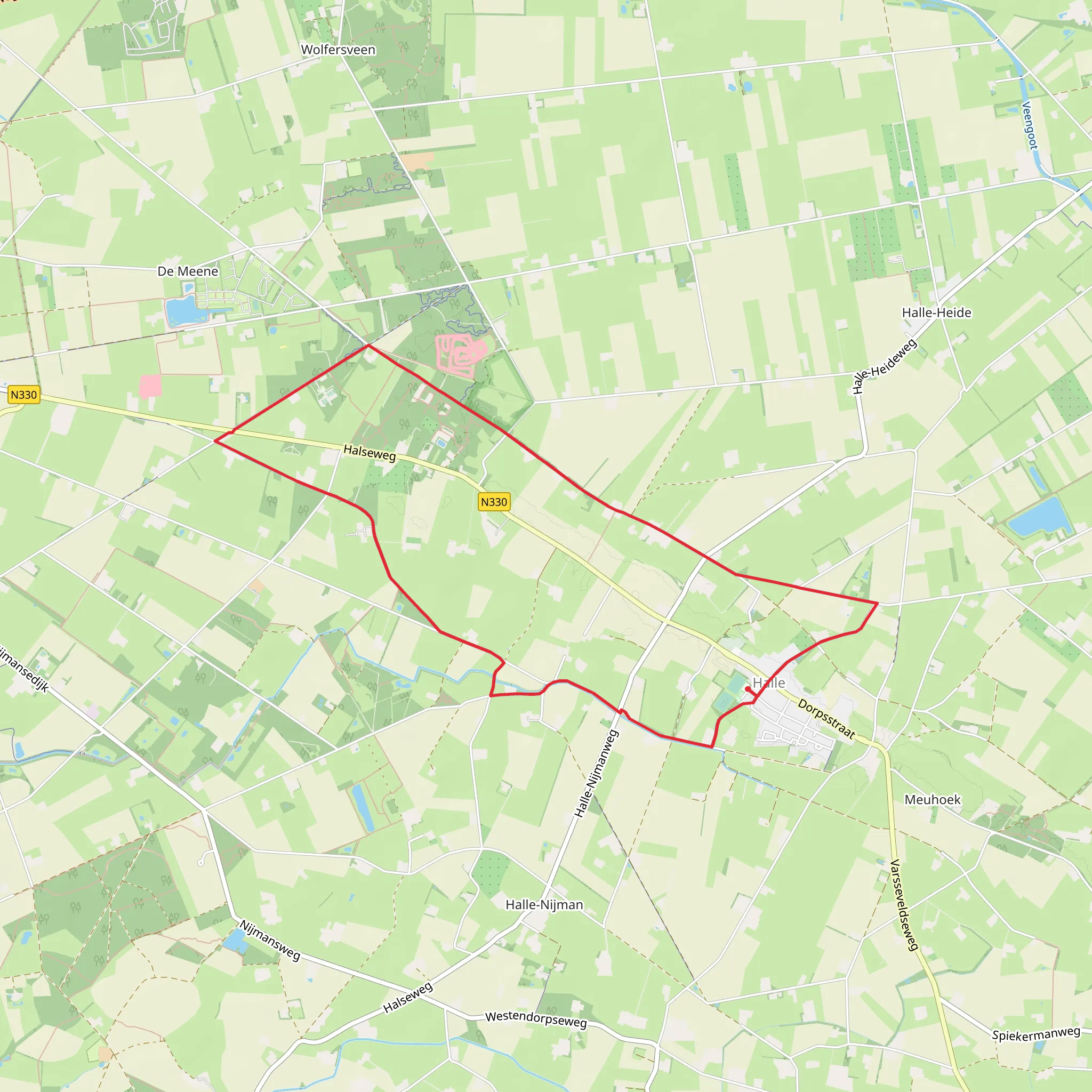 Bocholtse Weg and Aaltense Weg mobile static map