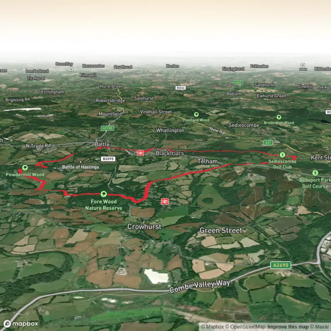 An image depicting the trail Battle and its surrounding area.