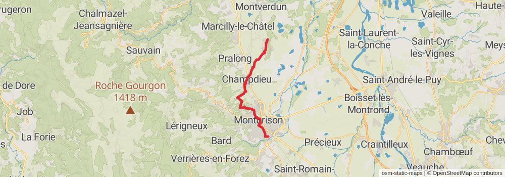 Camino Strasbourg-Saint Jean Pied de Port via Le Puy stage 40 Map