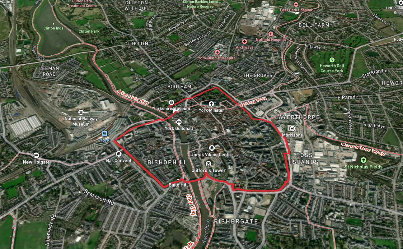 York CIty Walls Loop