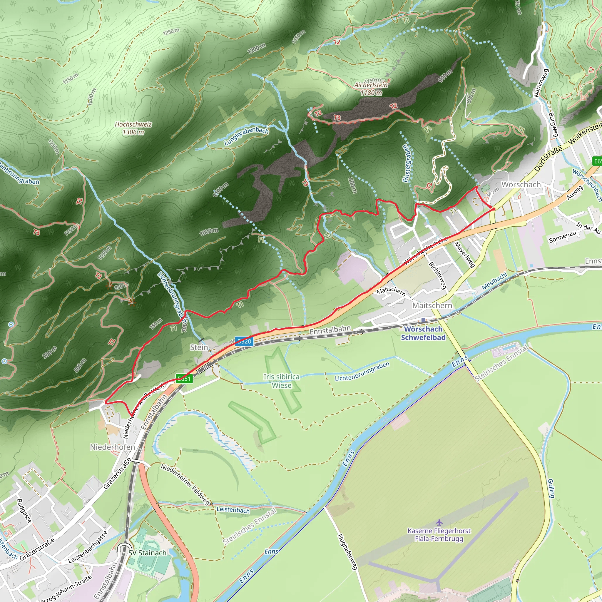 Fürstenway mobile static map