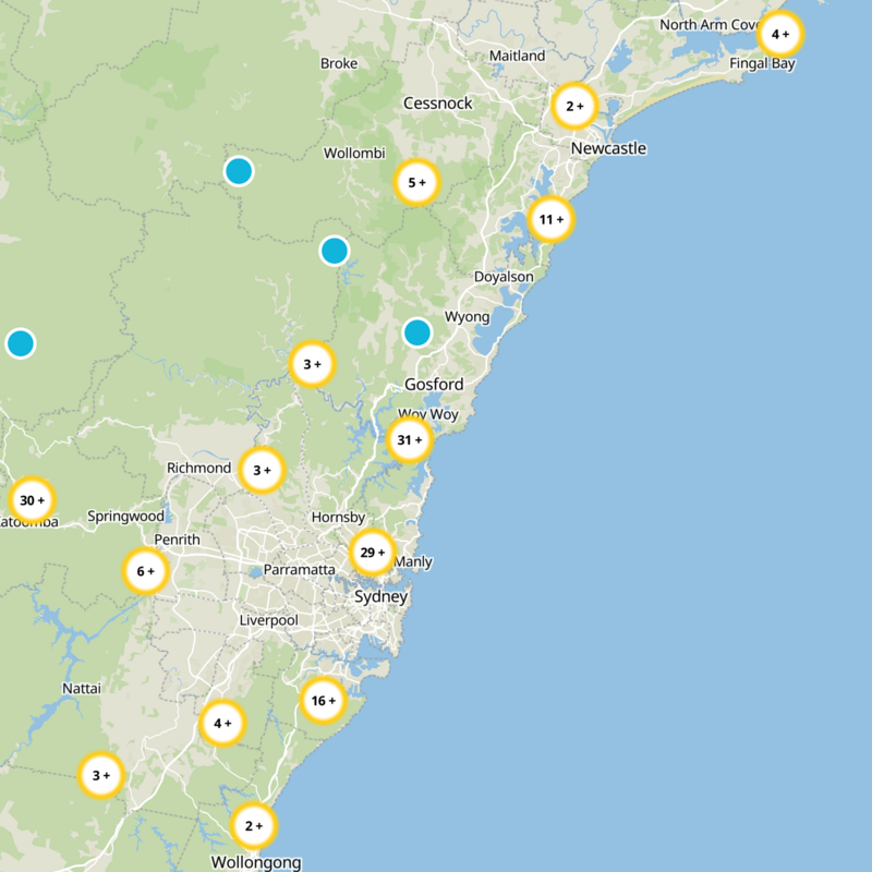 Central Coast Static Map