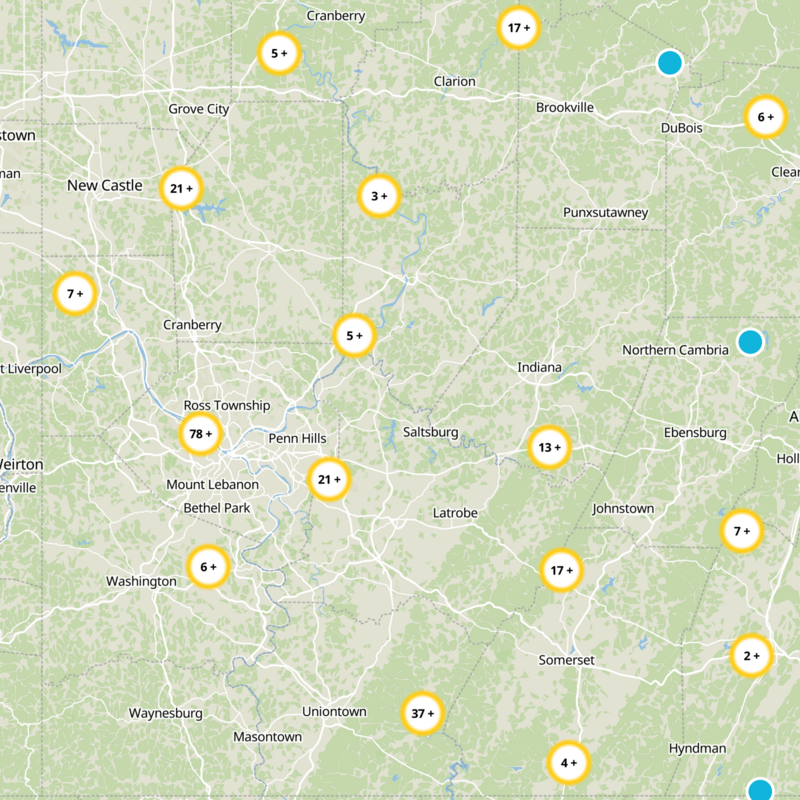 Armstrong County Static Map