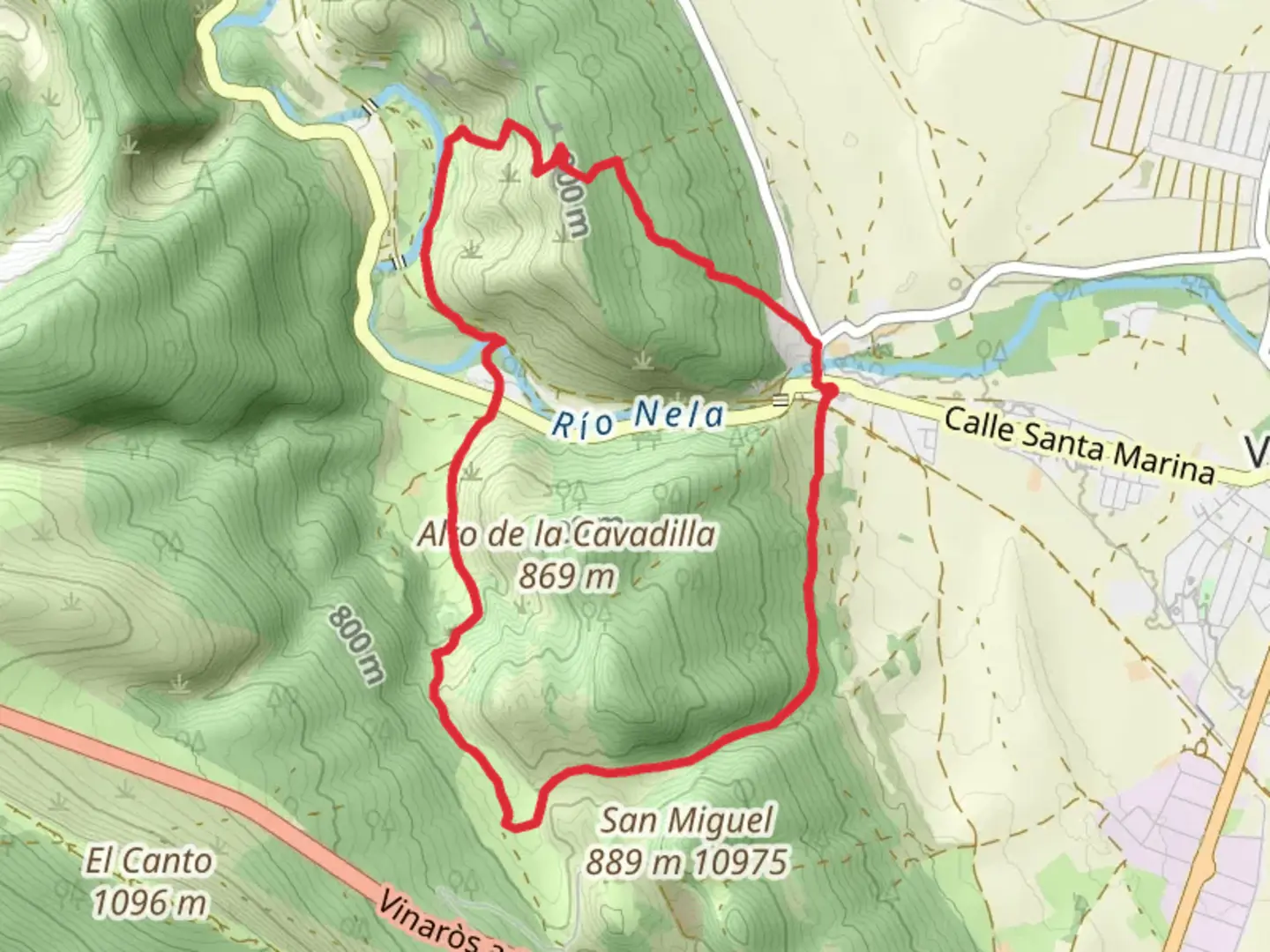 An image depicting the trail La Canaleja PR BU 225 and its surrounding area.