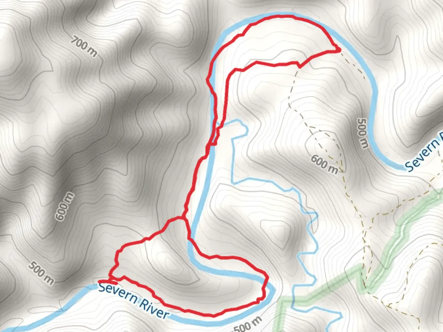 An image depicting the trail Burrows Waterhole to Rats Castle Track and its surrounding area.