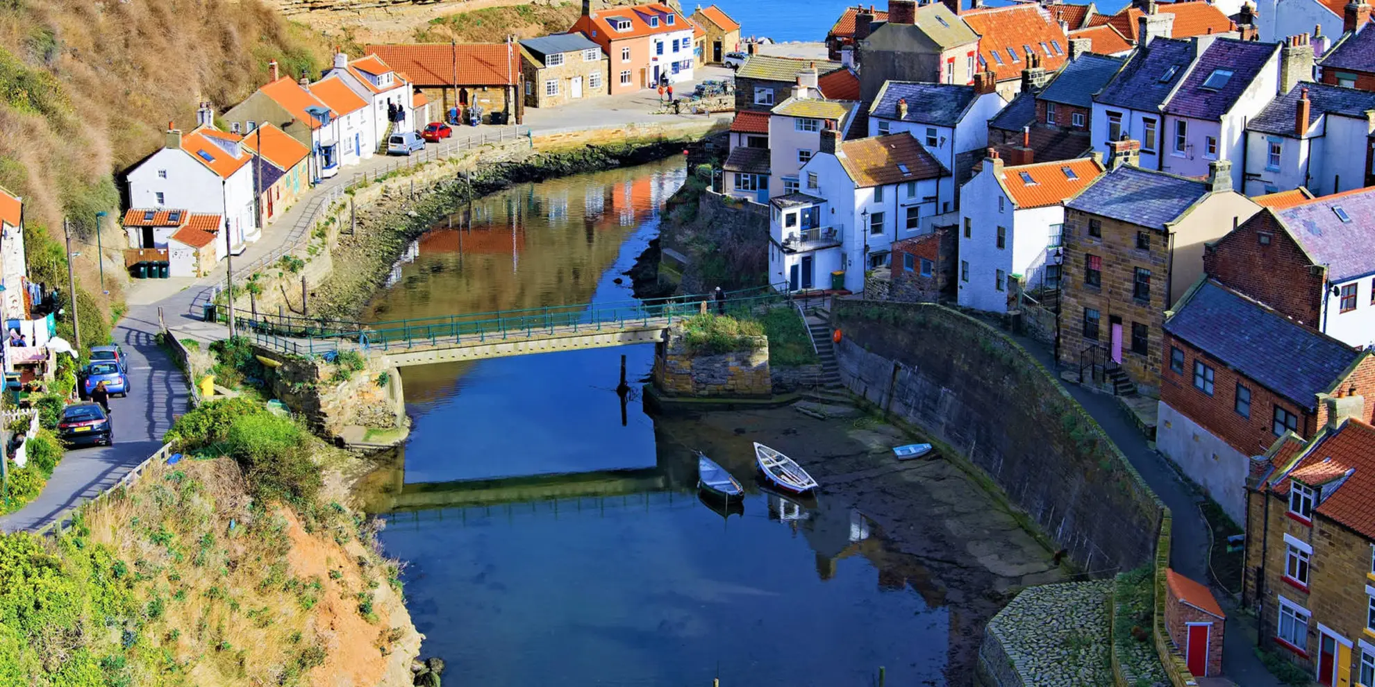 An image depicting the trail Easington Beck and Staithes from Loftus and its surrounding area.