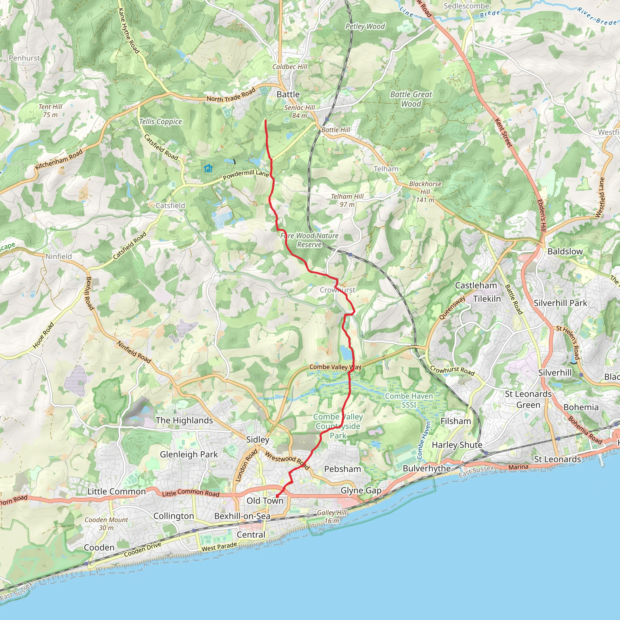 1066 Country Walk - Bexhill Link mobile static map