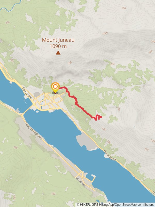 Gold Creek via Basin Road mobile static map