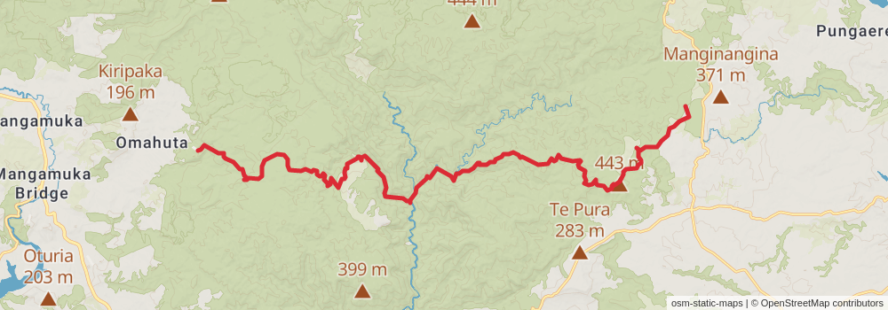 Te Araroa Trail stage 10 Map