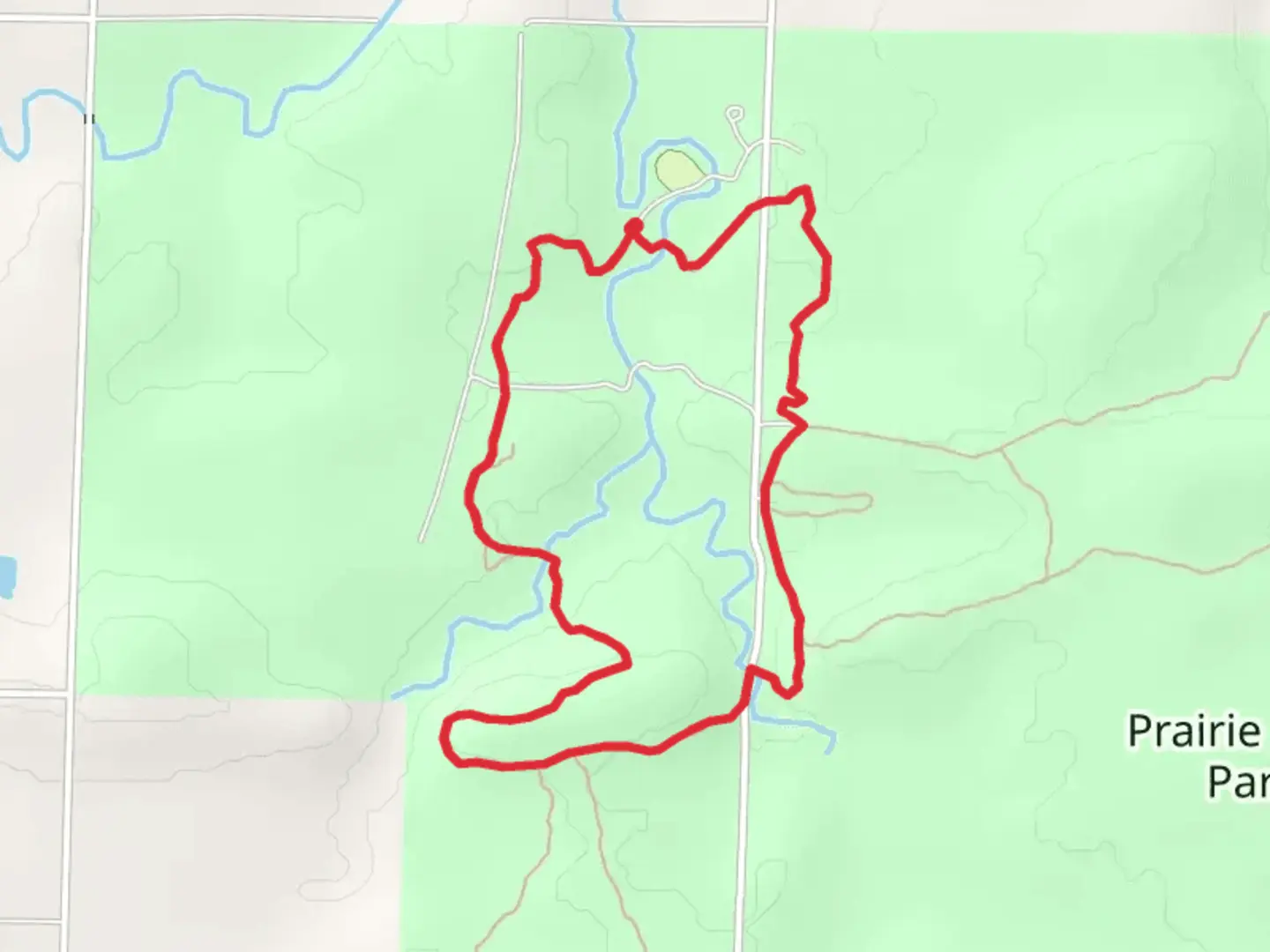 An image depicting the trail Coyote Loop Trail and its surrounding area.