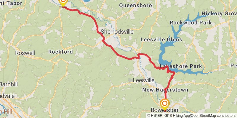 Buckeye Trail stage 93 Map