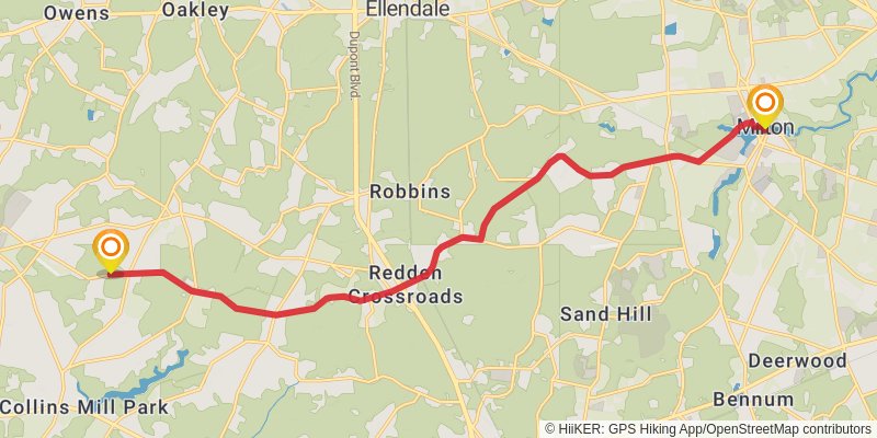 American Discovery Trail North Route stage 2 Map