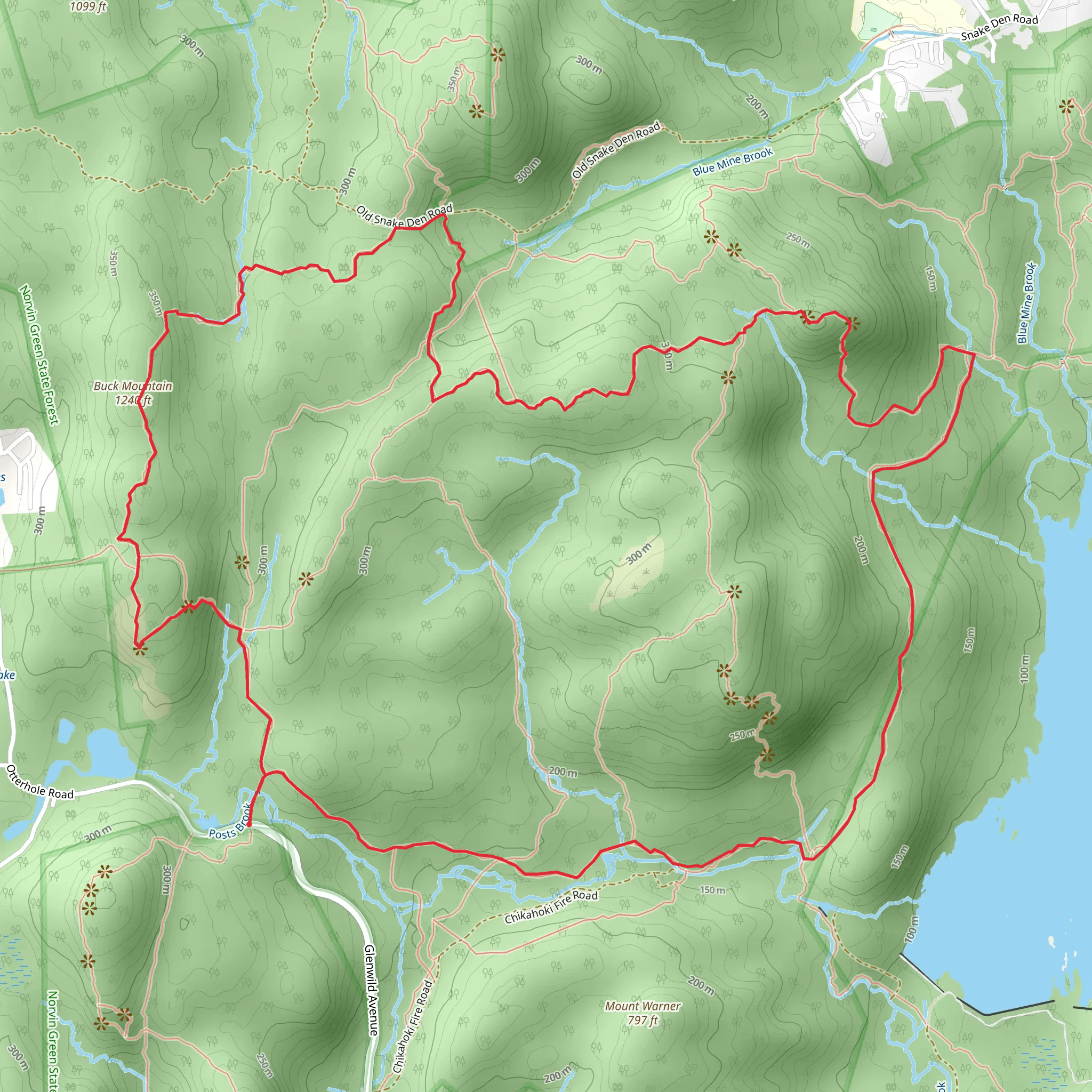 Hewitt-Butler, Wyanokie Circular and Wyanokie Crest Loop Trail mobile static map