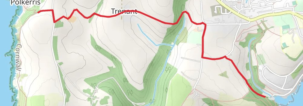 South West Coast Path alt 6 Map