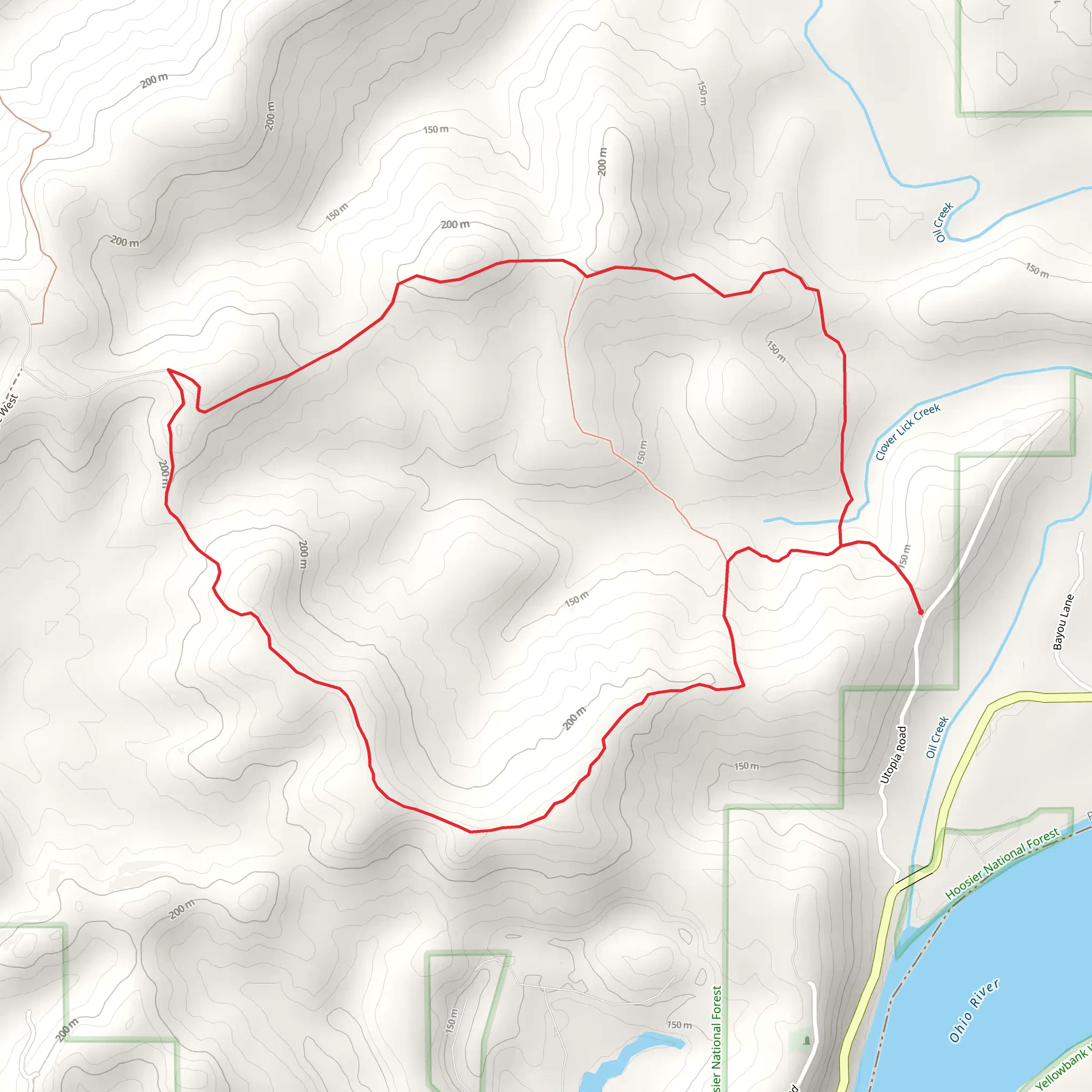 Mogan Ridge East Loop mobile static map
