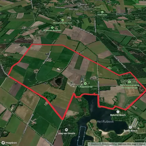 Het Rutbeek via Hegebeek Weg and Moorven Weg