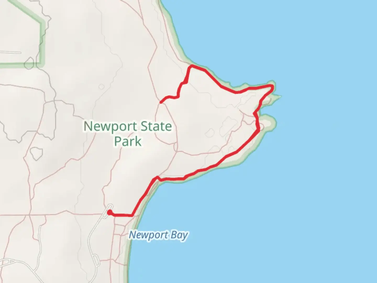 An image depicting the trail Lynd Point Trail Out and Back and its surrounding area.