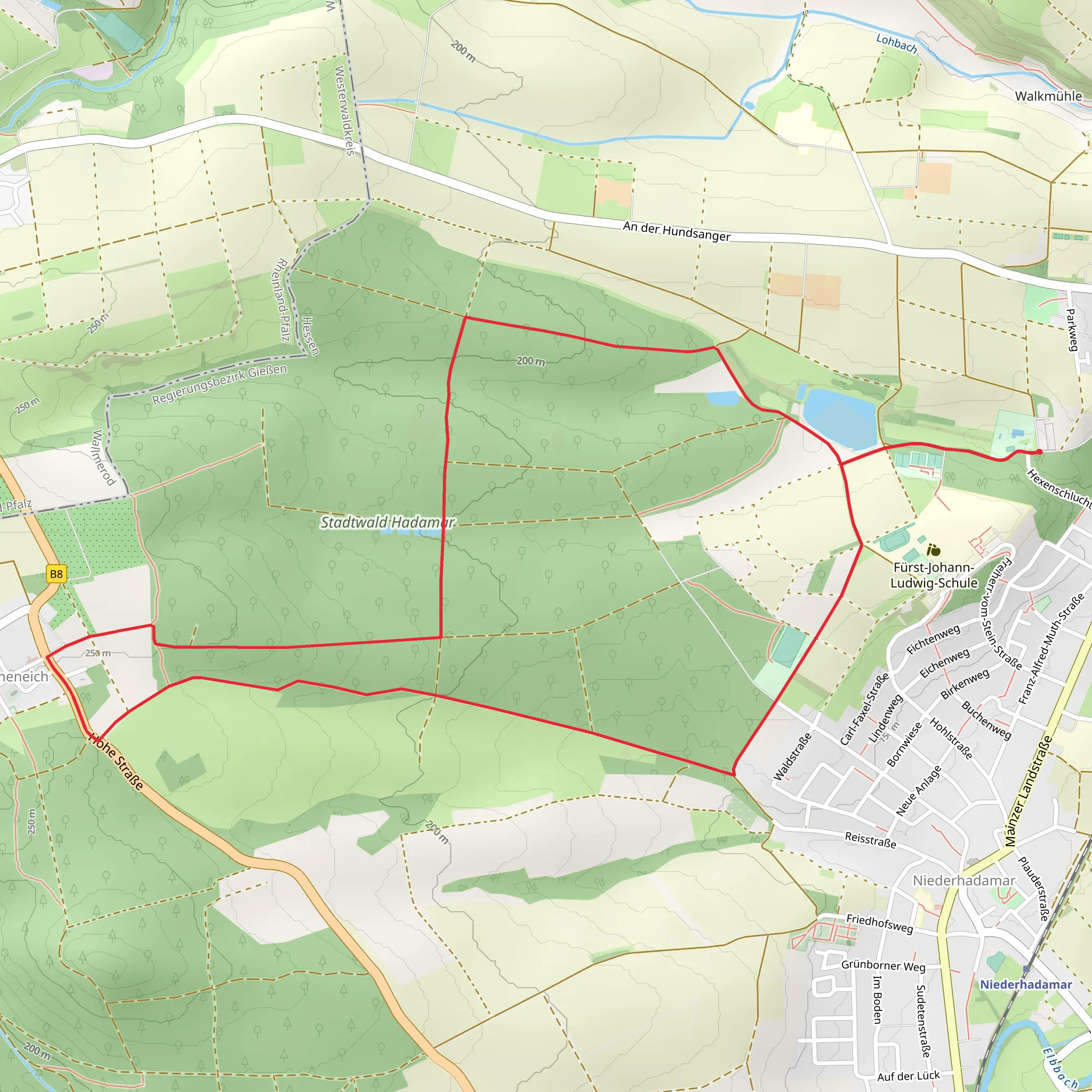 RWW 2 Loop mobile static map