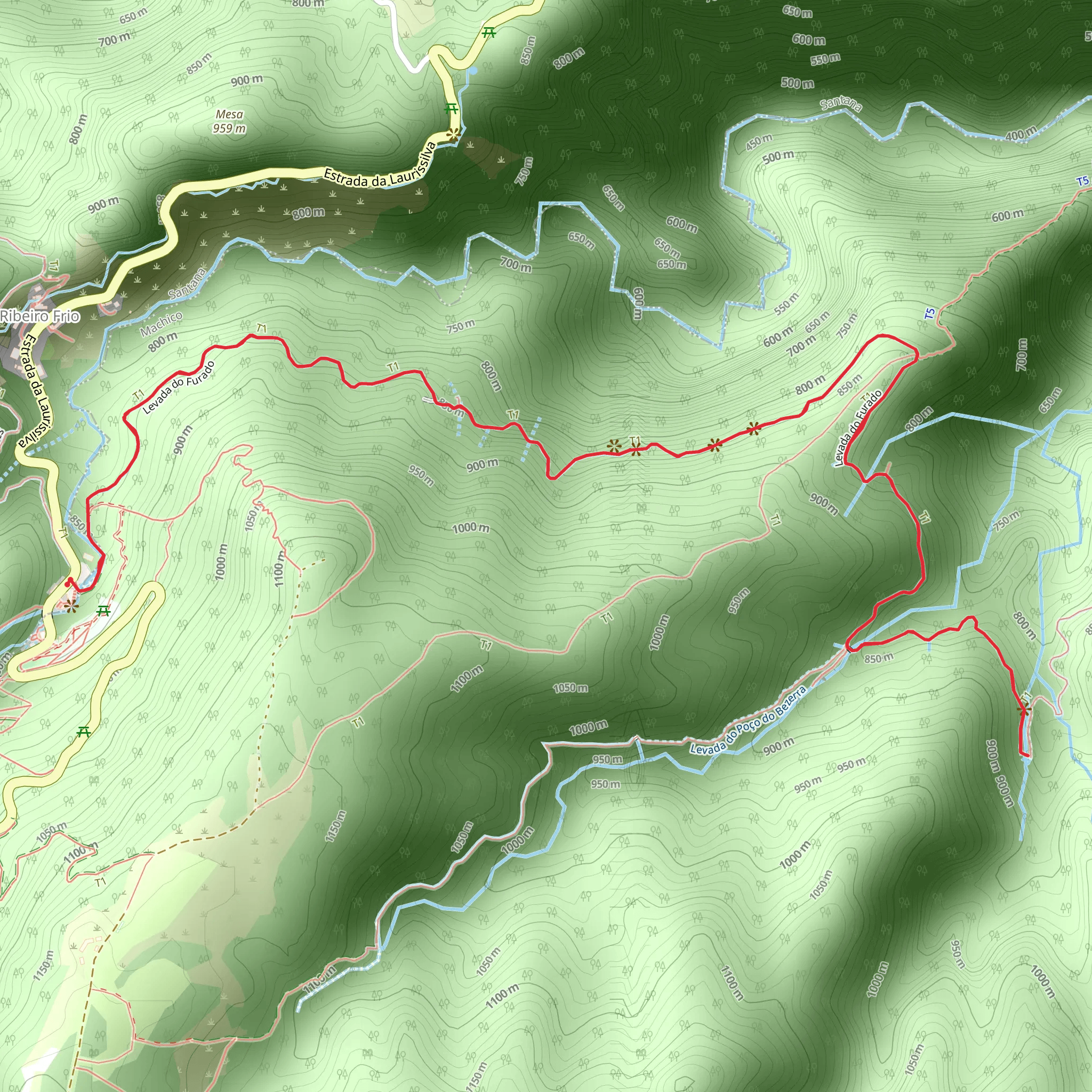 PR 10 Levada do Furado mobile static map