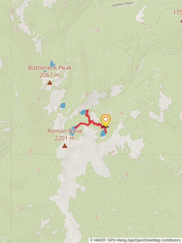 Lower, Middle and Upper Roman Nose Lake
