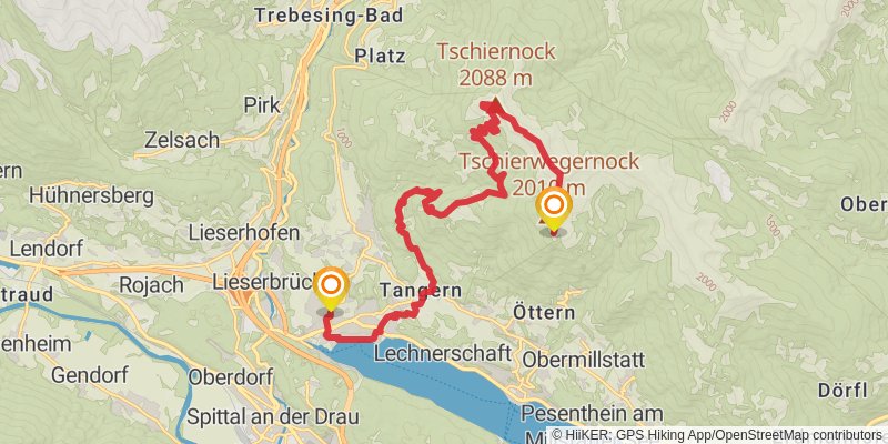 Alpe - Adria Trail stage 12 Map