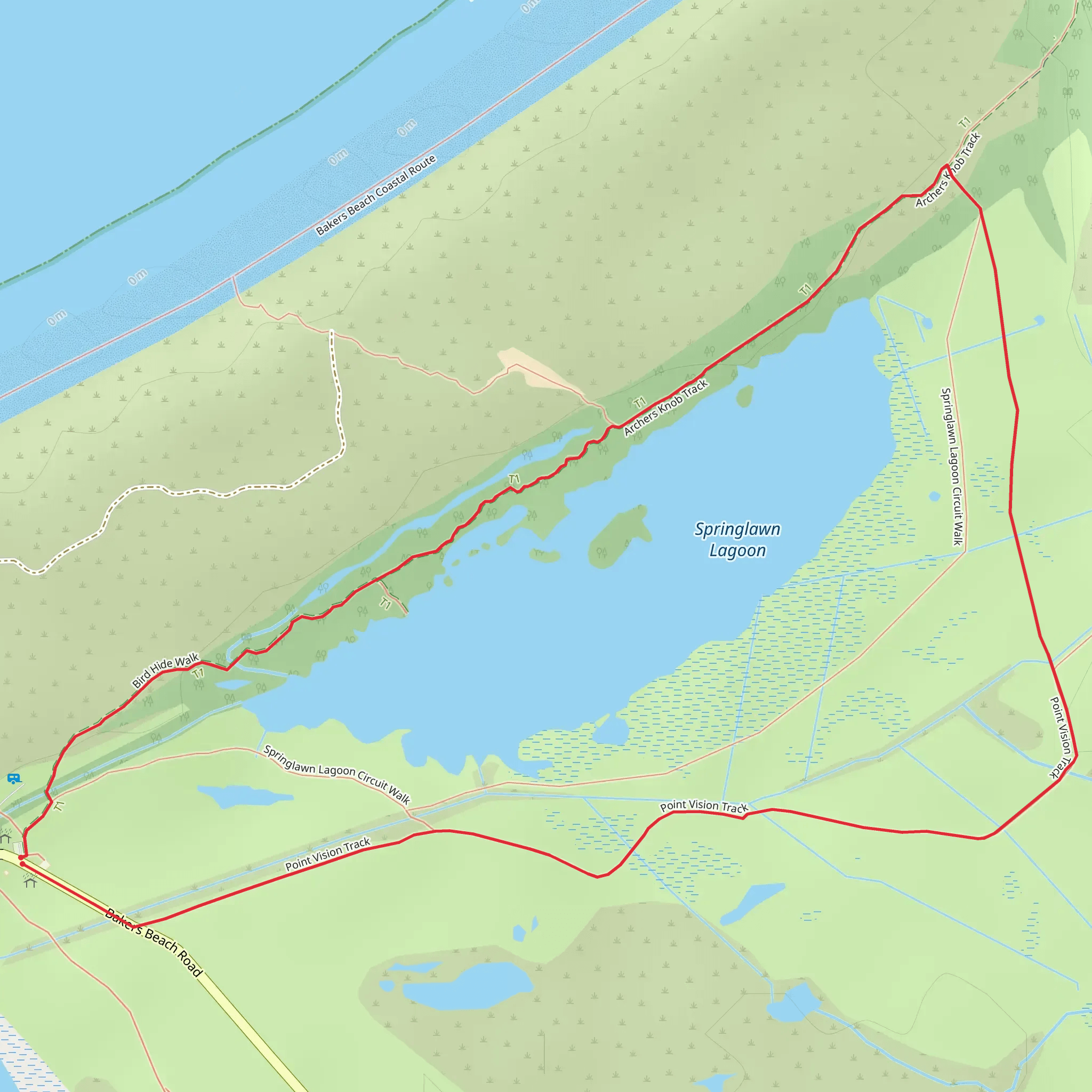Springlawn Nature Walk mobile static map