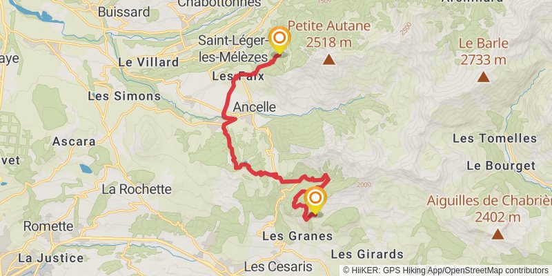 GR 50 stage 16 Map