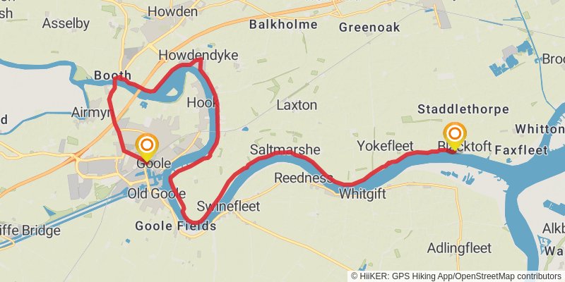 Yorkshire Round stage 35 Map