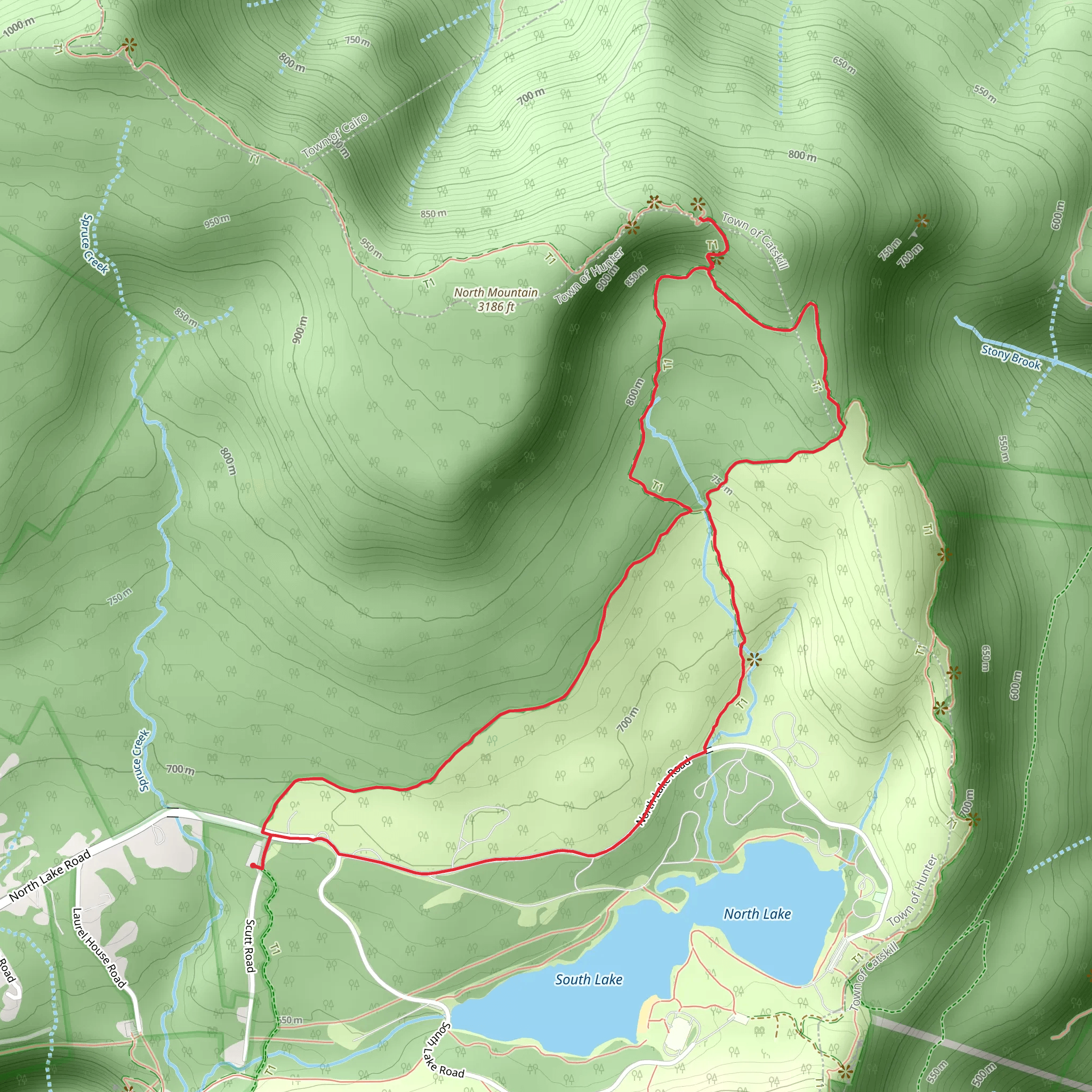 Rock Shelter Trail mobile static map