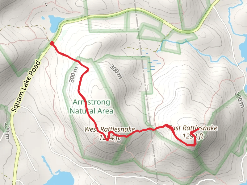 West Rattlesnake and East Rattlesnake