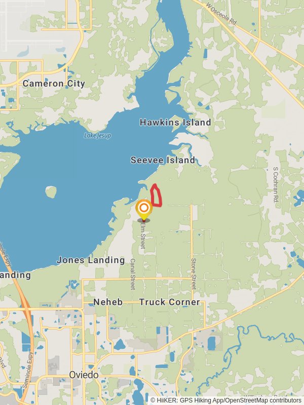 Lake Jesup East Tract Restoration Area Loop Trail