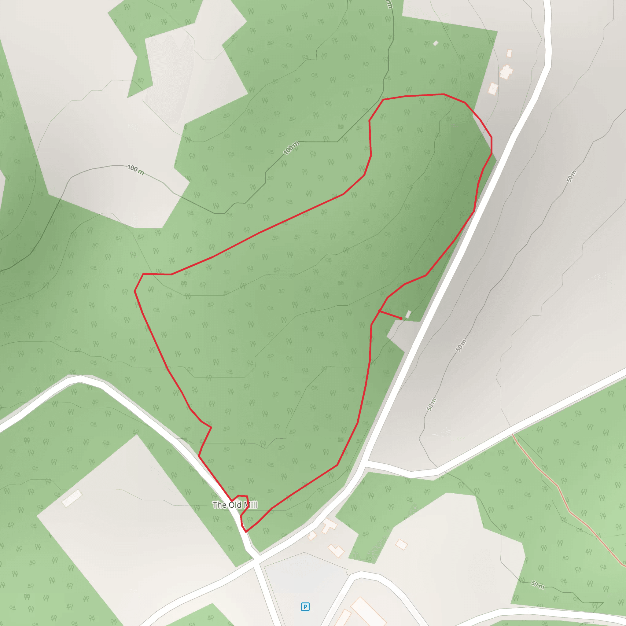 Lough Eske Loop Famine Pot Walk mobile static map