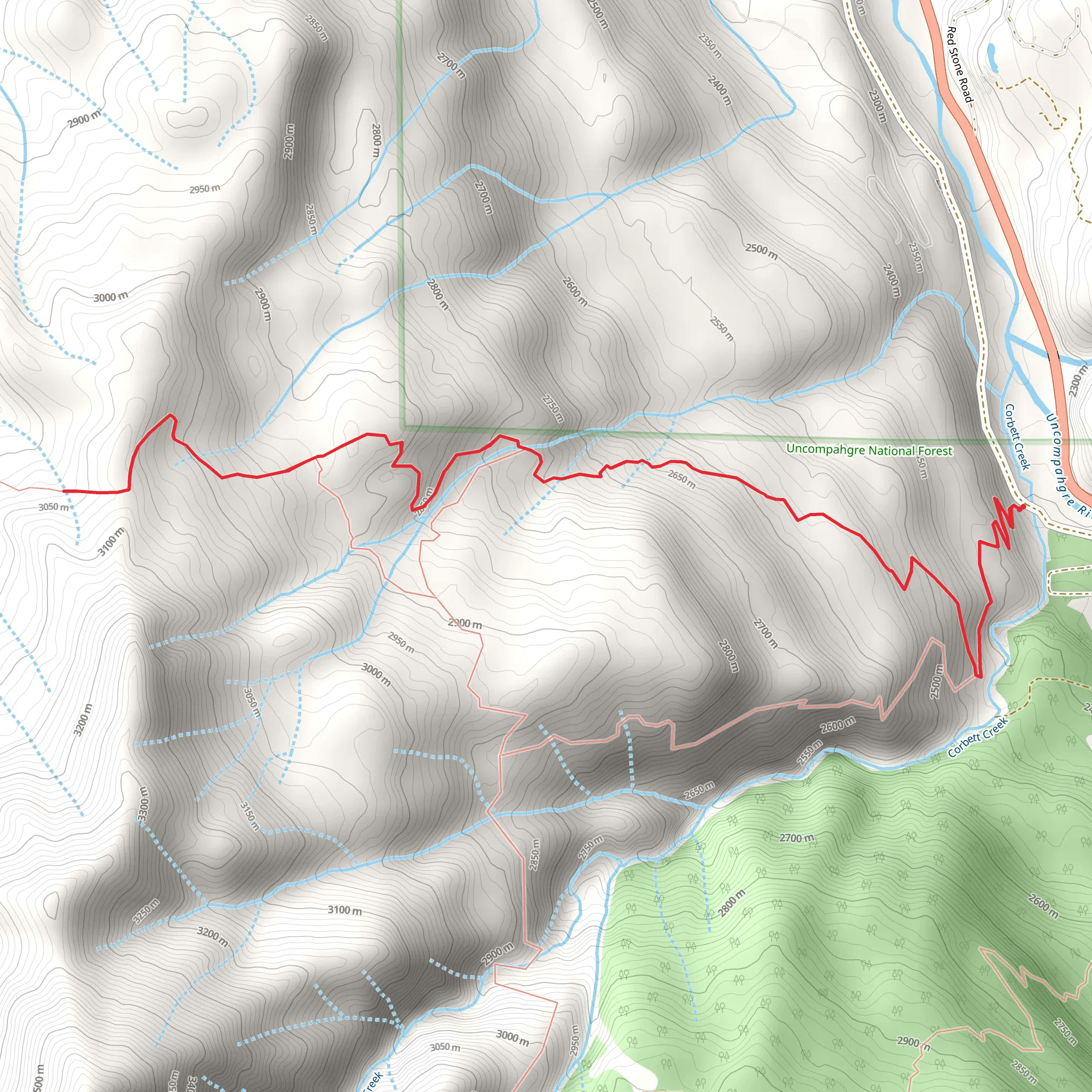 Dallas Trail - Moonshine Park mobile static map