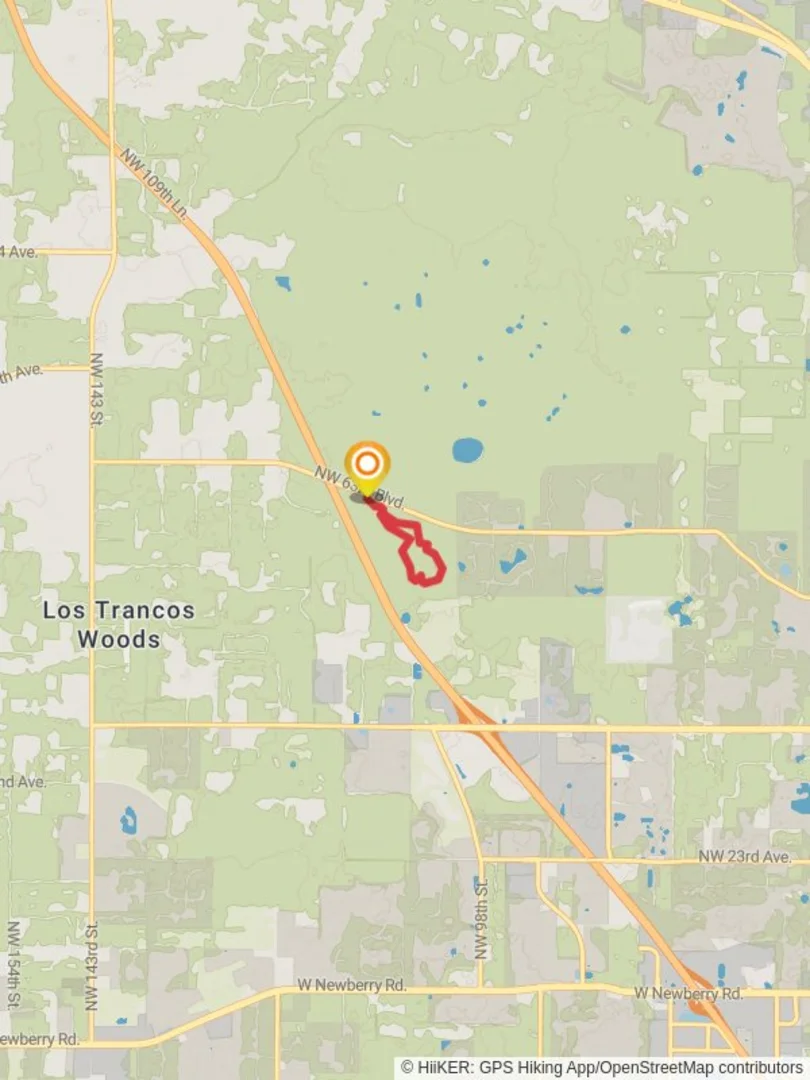 An image depicting the trail Creek Sink Loop Trail and its surrounding area.