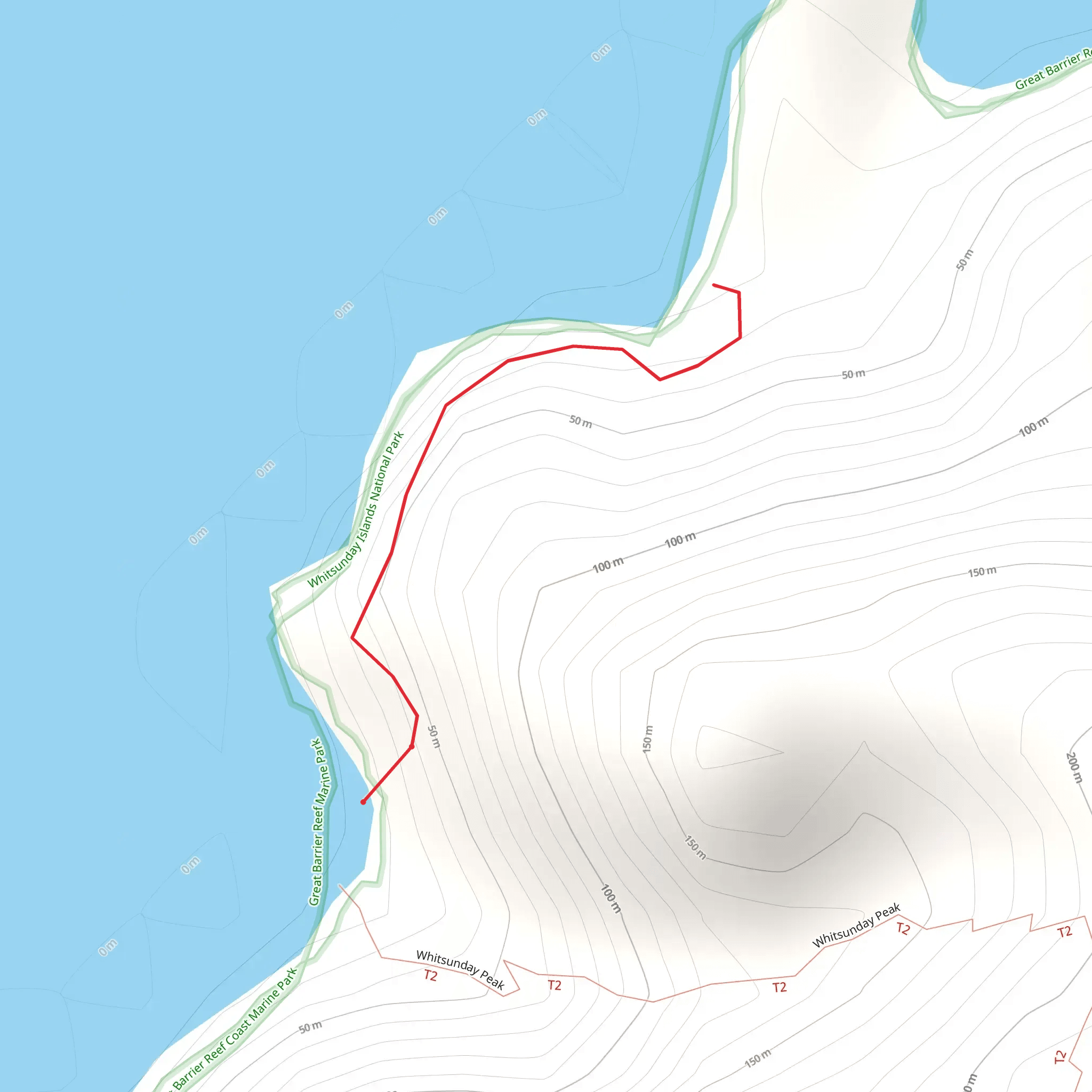Dugong - Sawmill Track mobile static map