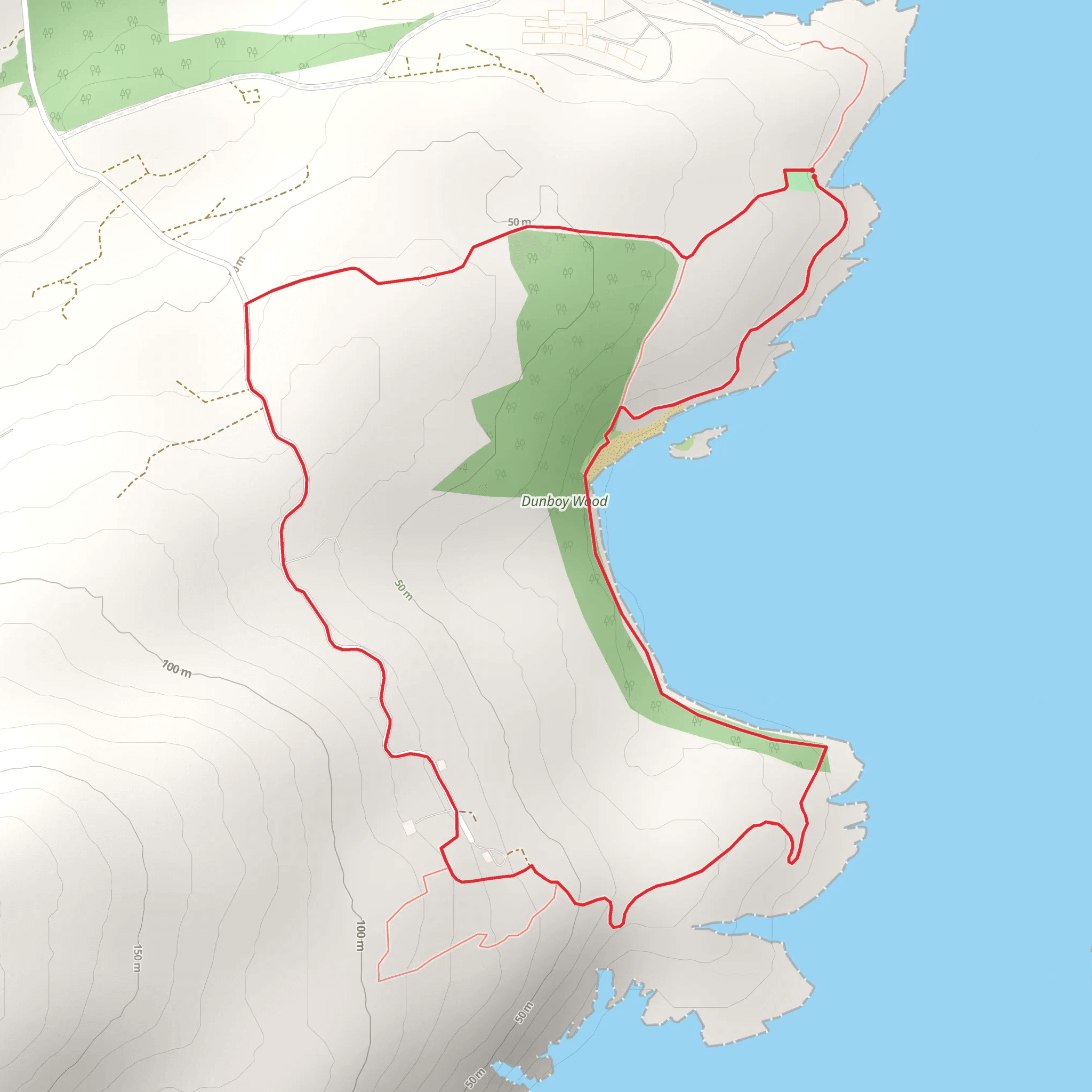 Bullig Bay Loop mobile static map