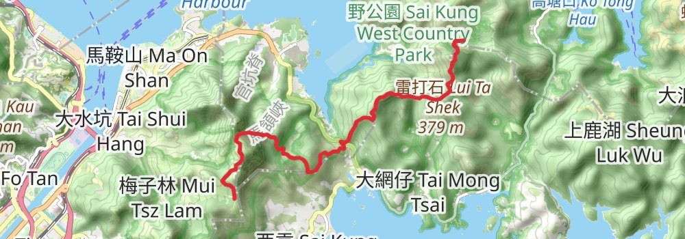 Maclehose Trail stage 3 Map